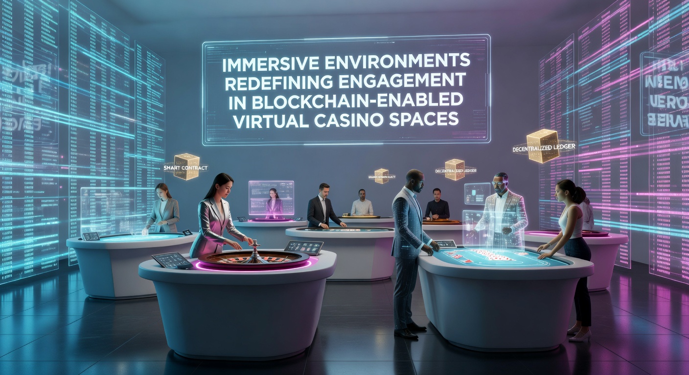 Immersive VR-Umgebung in einem blockchain-basierten virtuellen Casino mit interaktiven Elementen