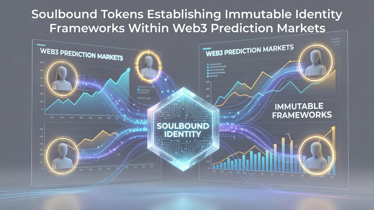 Darstellung von Soulbound Tokens als Basis für Identitätsframeworks in Web3-Prognosemärkten